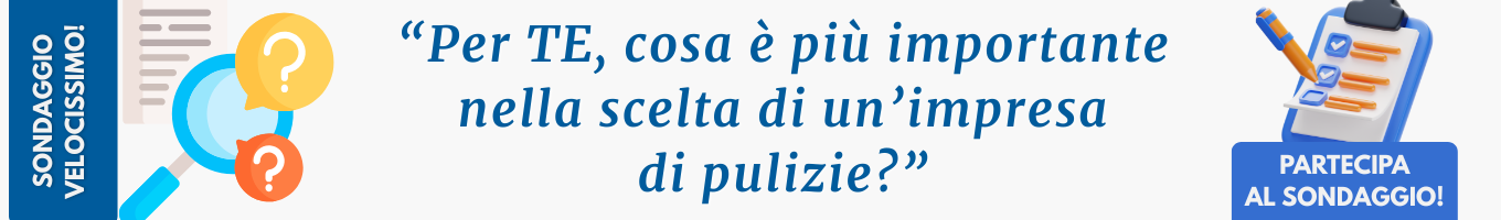Sondaggio velocissimo - Clicca per partecipare!